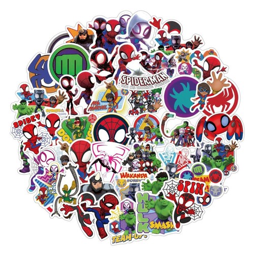 50pc marvel spiderman ironman - 50pc,