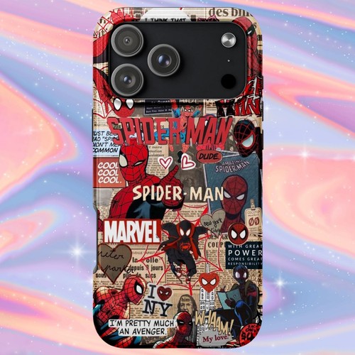 Vintage spiderman phone case - vintage,