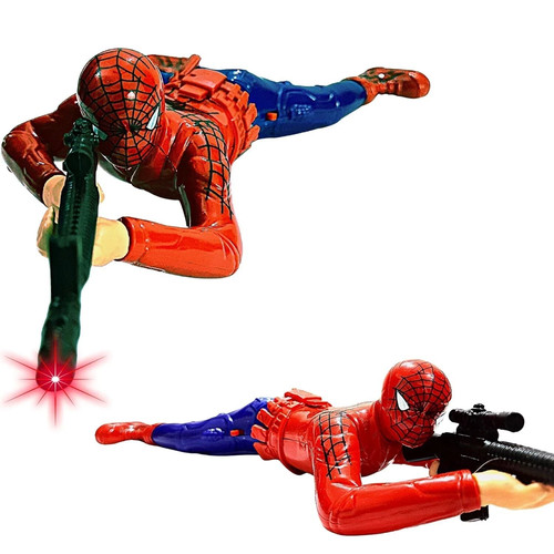 Crawling spiderman toy - crawling, light