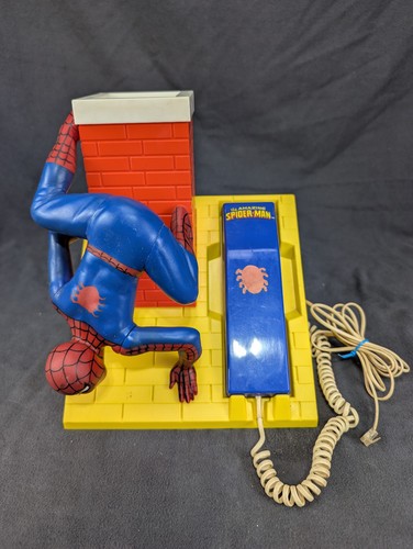 Spider man vintage telephone - spider-man,