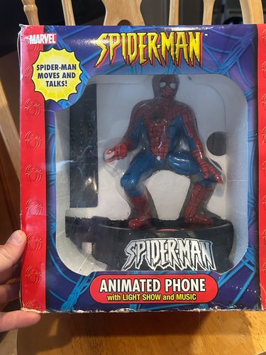 Vintage spiderman telephone - vintage,